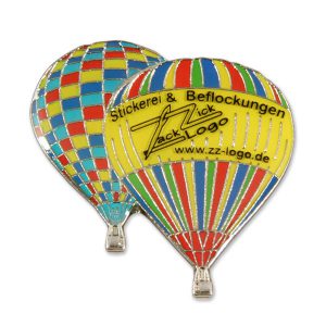 Ballonpin Druck Weichemaille ZZ-Logo